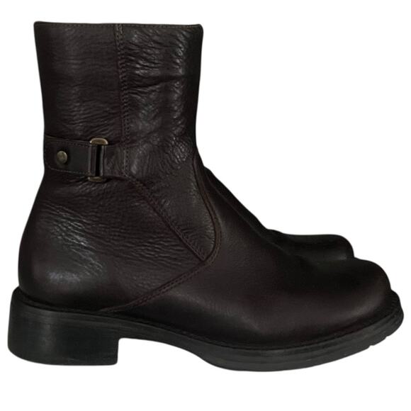 La Canadienne Boots Women Size 6M Side Zip Waterproof Ankle 18278 Brown Leather - Picture 1 of 6